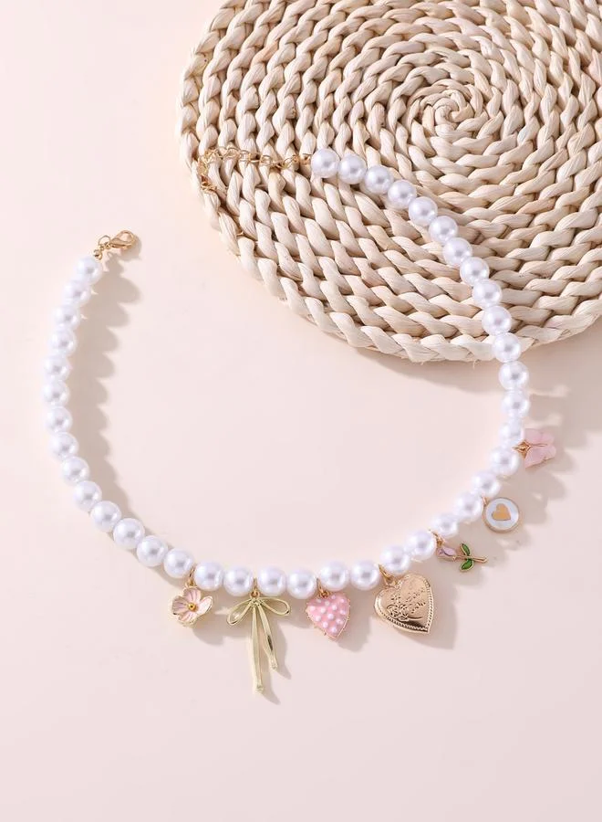 تايك تو عقد خرز لؤلؤ بدلايات